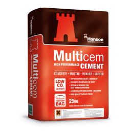 Hanson Multicem Cement - Plastic Bag 25kg