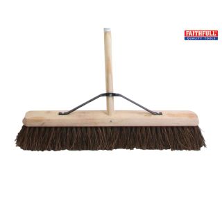 Faithfull FAIBRBAS24H Stiff Bassine Broom (24) with Stay