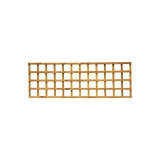 Grange Heavy Duty Square Trellis - 6' x 2' - Golden Brown