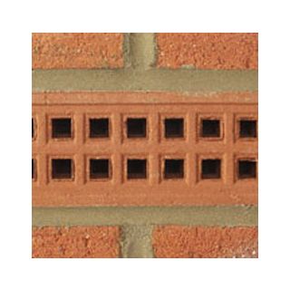 Terracotta Square Hole Clay Air Brick 215mm 140mm Red