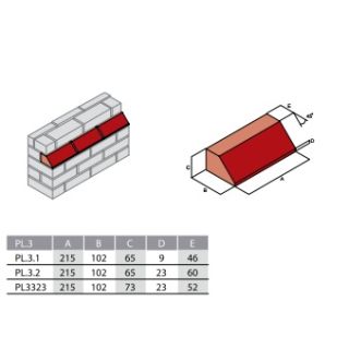 Wienerberger Warnham Red Plinth Stretcher PL3.2