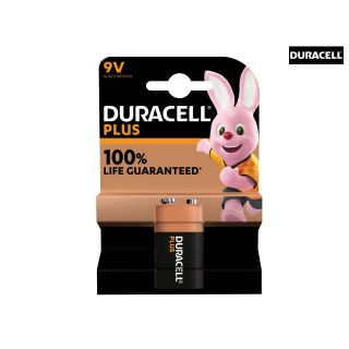 DUR9V100PP1 9V Plus Power +100% Battery (Single Pack)