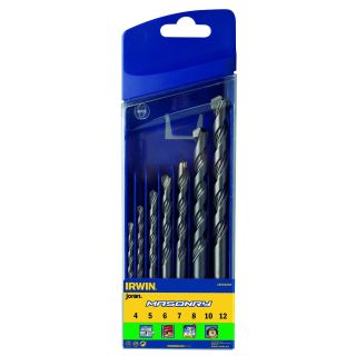 Irwin Masonry Drill Bit Set - 7 Piece