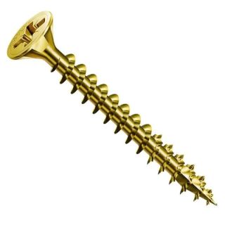 3.5 x 20mm Spax Flat CSK Pozi Yellox Screws - Box of 200