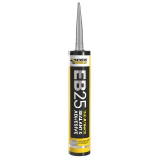 Everbuild EB25 Sealant & Adhesive - Grey - 300ml