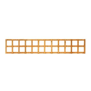 Grange Heavy Duty Square Trellis - 6' x 1' - Golden Brown