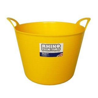 Rhino Flexi Tub - Yellow - 26 Litre