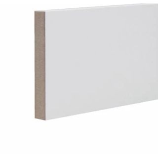 Primed MDF Plain Square Edge Skirting 144 x 18 x 4400mm - Priced per 4.4m length