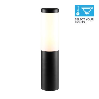 Ellumiere Bollard Light - Black - 3W LED, 0.5M Cable, Stainless Steel Spike & Base