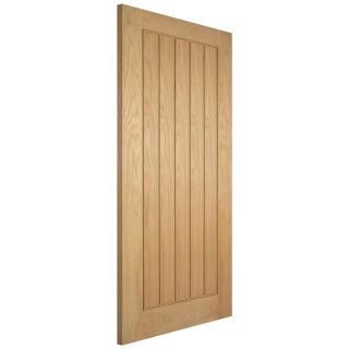 Oak Mexicano Unfinished Internal Solid Door - 1981 x 600 x 35mm