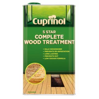 Cuprinol 5 Star Complete Wood Treatment - 5 Litre