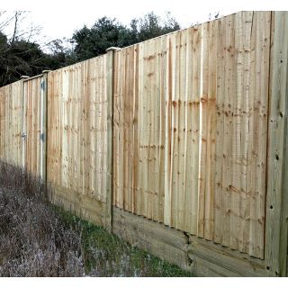 Wingham Closeboard Featheredge Fence Panel - 1500 x 1830mm