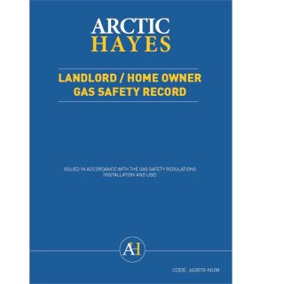 Arctic Hayes 663010-NUM Landlord & Homeowner Gas Record Pad