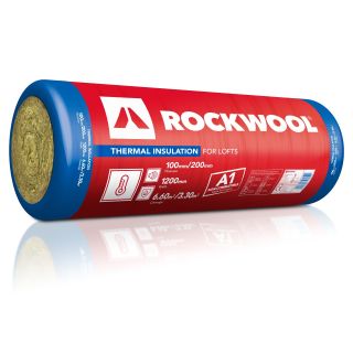 Rockwool 100mm Thermal Insulation Roll - 100 x 2750 x 1200mm (6.60m2 per pack)