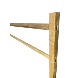 Wingham™ Treated UC4 Radiata Pine 3 Hole Morticed Post 95 x 95 x 2400mm