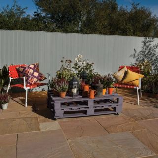 Sunset Buff Sandstone Paving - 22mm - 15.3m2 Project Pack