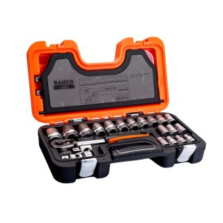 Bahco S240 1/2 Drive Socket Set - 24 Piece