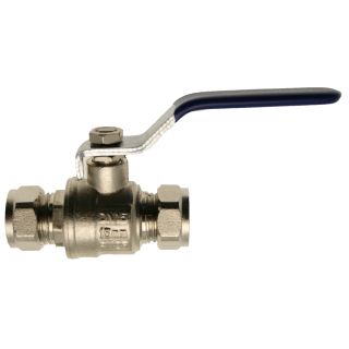 EP Lever Ball Valve Blue Handle 22mm