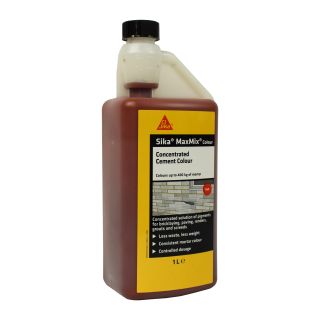 Sika Maxmix Cement Colour - Red - 1 Litre