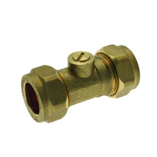 EP Isolating Valve Brass 22mm