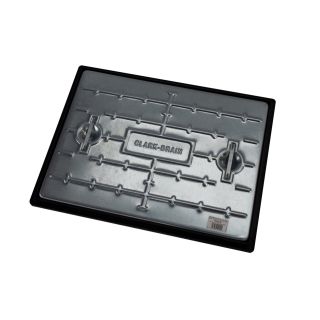 Galvanised Man Hole Cover and Frame - 10 Tonne 450mm x 600mm