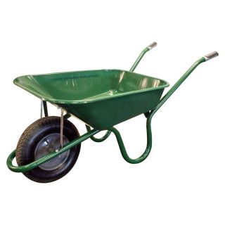 Haemmerlin 1041 Original Wheelbarrow 90L Green - Pneumatic Tyre