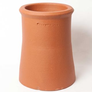 Roll Top Chimney Pot 300mm Red