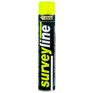 Everbuild Surveyline Marking Paint 700 ml Yellow