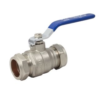 EP Lever Ball Valve Blue Handle 28mm