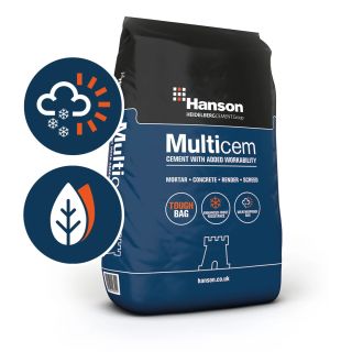 Hanson Multicem Cement - Tough Bag 25kg