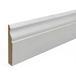 Primed MDF Ogee Skirting 144 x 18 x 4400mm - Priced per 4.4m length