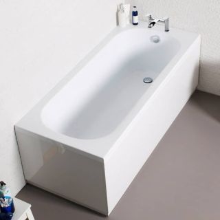 Kartell G4K 1700mm Single Ended Bath Kit - C/W Combination Waste & G4K Bath/Shower Mixer