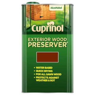 Cuprinol Exterior Wood Preserver Acorn Brown - 5 Litre