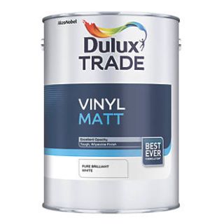 Dulux Trade Vinyl Matt - White - 5 Litre