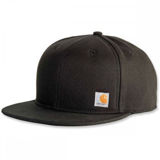 Carhartt Ashland Flat Brim Cap - Black - One Size