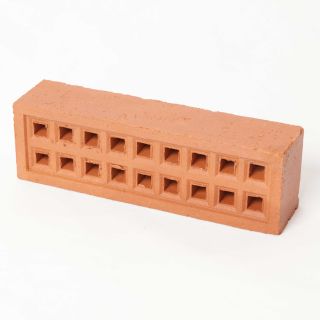 Terracotta Square Hole Clay Air Brick 215mm 65mm Red