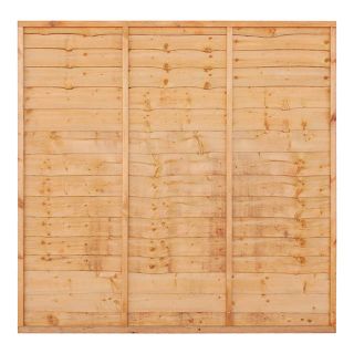 6ft Grange Superior Lap Panel - Golden Brown - (1830 x 1800mm)