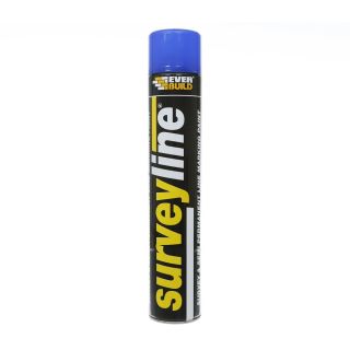 Everbuild Surveyline Marking Paint 700 ml Blue