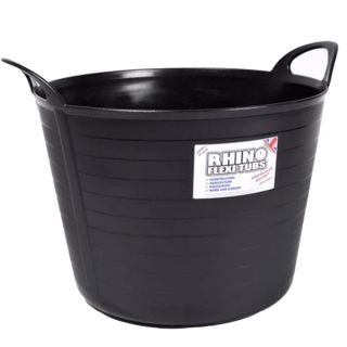 Rhino Flexi Tub Black - 40 Litre