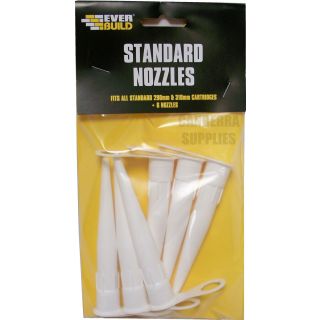 Everbuild Standard Replacement Sealant Nozzle - Pack of 6