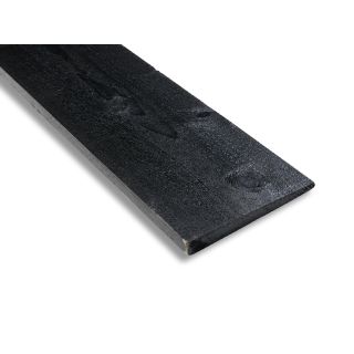 Treated Sawn Black Barn Featheredge Cladding Nom. Size: 2 ex 32 x 175mm Overlap: 25mm 70% PEFC Certified