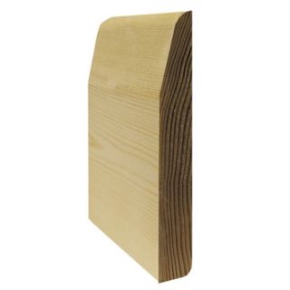 Chamfered / Pencil Rounded Skirting Softwood 100mm x 19mm (Priced per Metre)