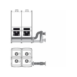 Worcester TR4 V2 Cascade Kit - with insulated LLH