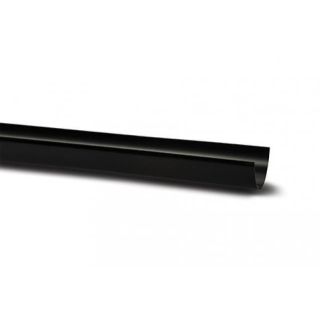 Polypipe Deep Capacity Rain Water Gutter Black Plastic 3 Metre 117mm