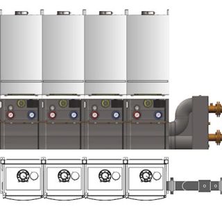 Worcester TL4 V2 Cascade Kit - with insulated LLH