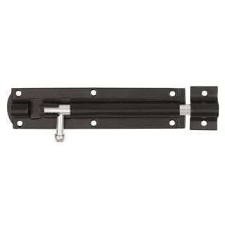 Dale Hardware DP006408 Black Japanned Straight Tower Bolt 8/203mm