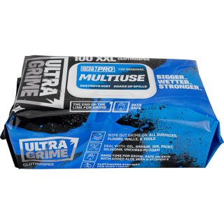 UltraGrime Multiuse 5900 XX-Large Cloth Wipes - Pack of 100