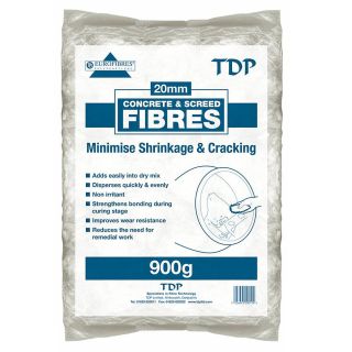 TDP 20mm Fibres for Screed and Concrete - 900g