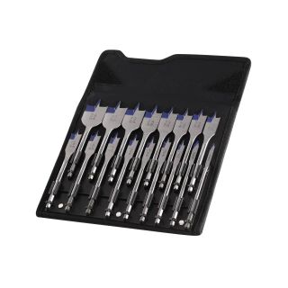 Irwin IRWIW4041002 Blue Groove 4X Flat Bit Set - 17 Piece