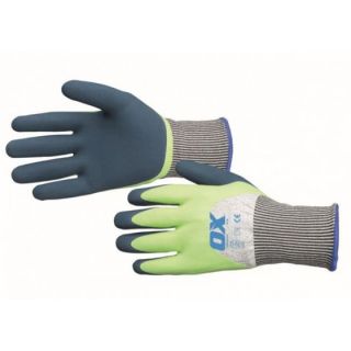 Ox Foam Latex Cut C Gloves - Size Large (9)